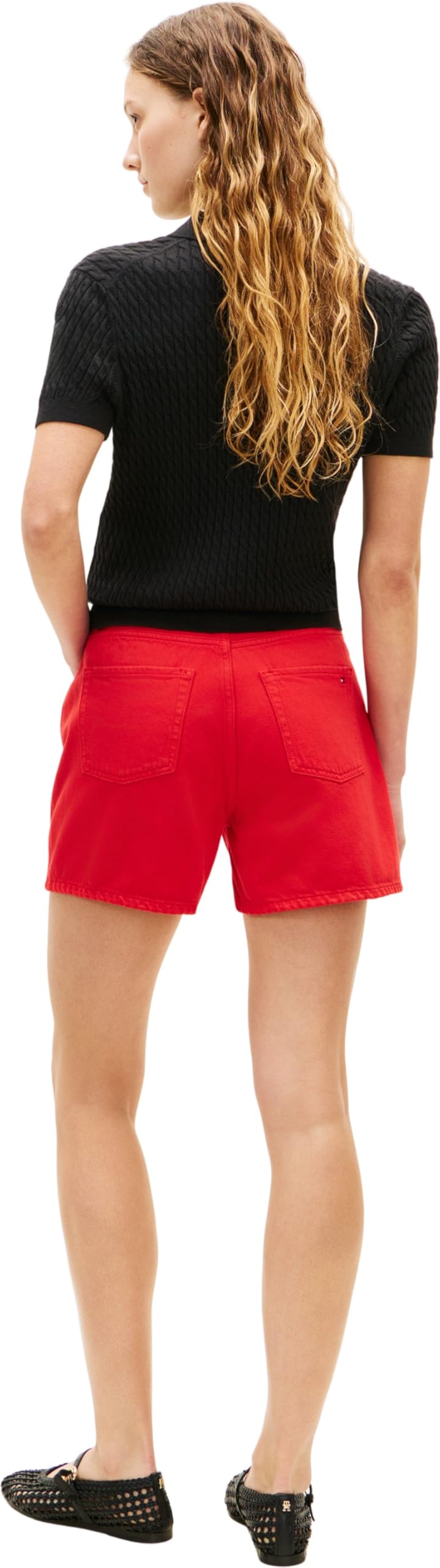 Tommy Hilfiger Dnm Clr Mini Short Hw Ww0ww49579 - Inne szorty Kobiety
