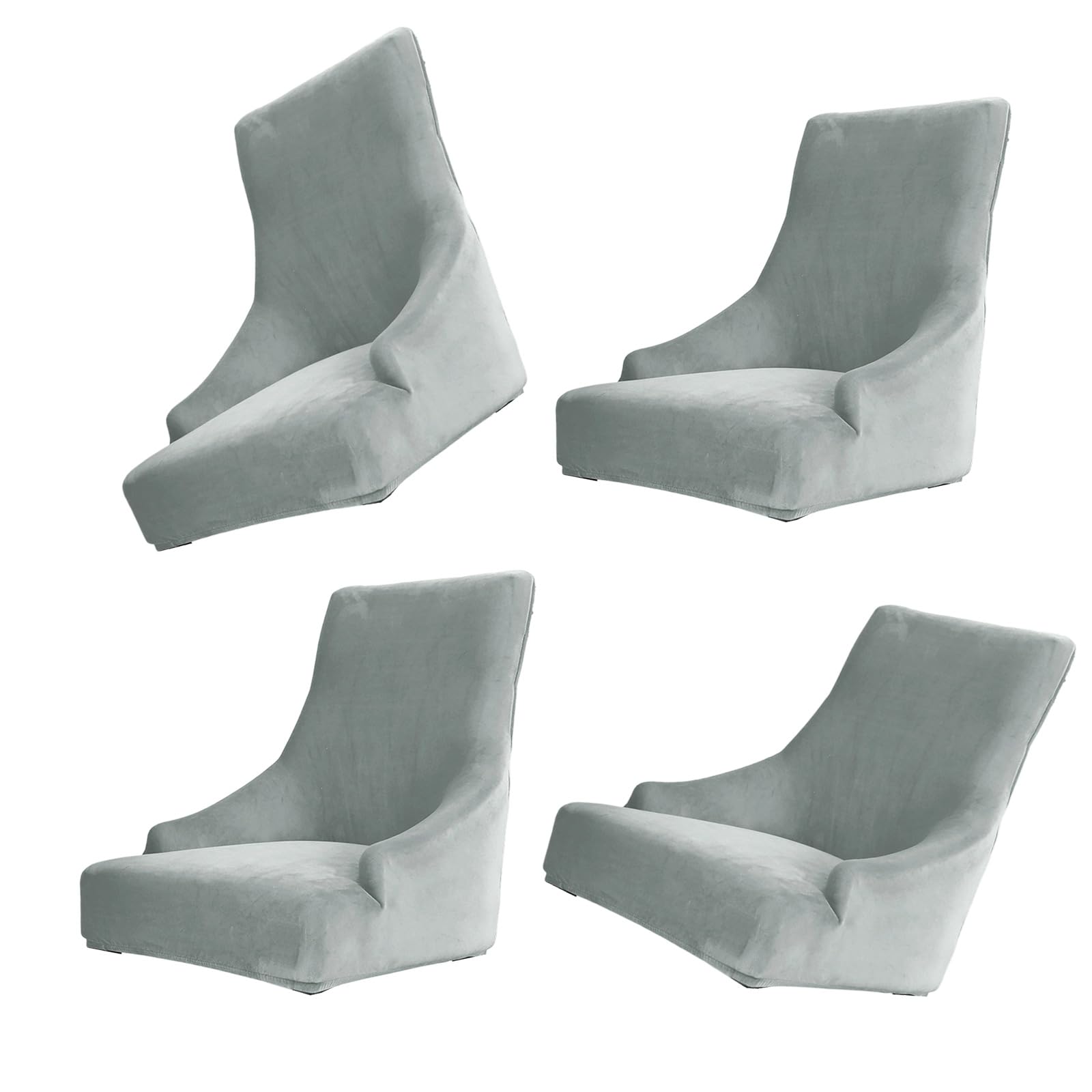 Buxuaaaa Stretchable Silver Sofa Cover European Styles Elastics Slipcovers Machine Washable for Home Furniture Stretch Elastics Chair Cover