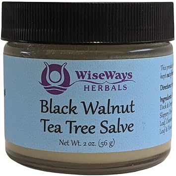 Wise Ways Herbals, Salve Black Walnut Tea Tree, 2 Ounce