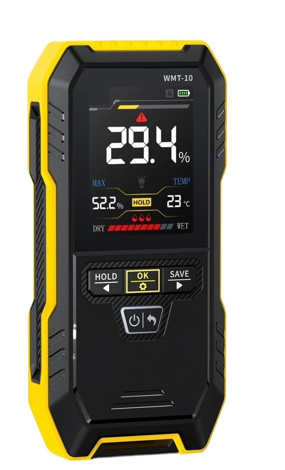 JVDDI Inductive Wood Moisture Tester A Non-contact, Non-destructive Hygrometer For Timber And Damp Wall Detection