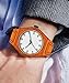 FANMIS Men's Anime-Inspired Fashion Sketch Wristwatch Minimalist Creative Wormhole Design Watch Stylish and Durable Timepiece for Men's Sports Watch (B Orange)