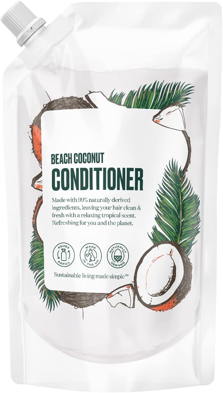 Bower Collective Beach Coconut Conditioner Refill 1 Litre