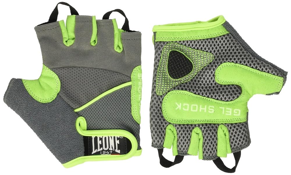 LEONE 1947, Gym Gloves, Unisex Adult, Grey, XL, AB712