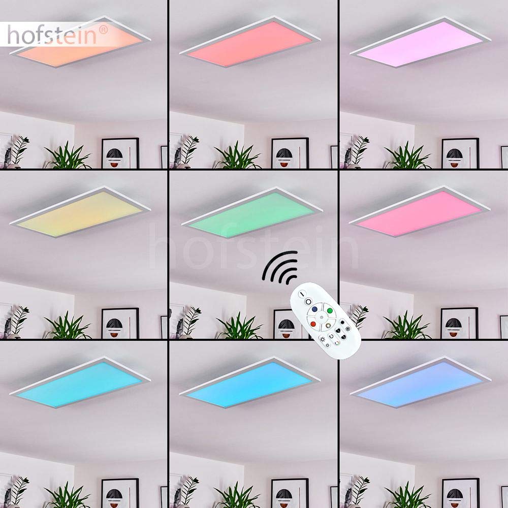 Garwarm Flush Mount Ceiling Lights Dimmable Black LED Ceiling Lamp With Remote Control Acrylic Linear Ceiling - View #8