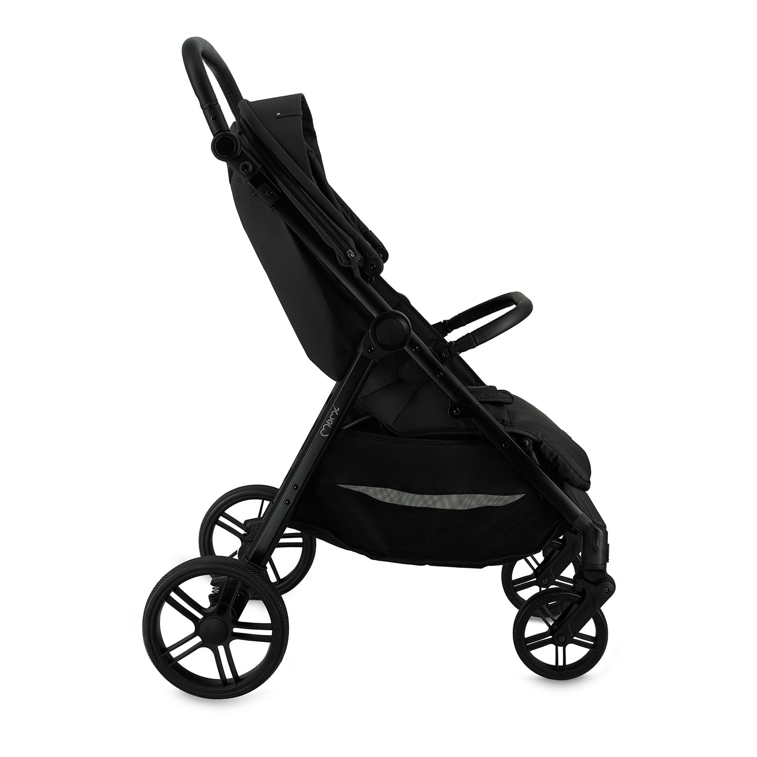 Silla de paseo MoMi CLARA a partir de 6 meses, hasta 22 kg de peso corporal, arnés de seguridad de 5 puntos, cubrepiernas, portavasos, cesta de compra, bolso, mosquitera, protector de lluvia