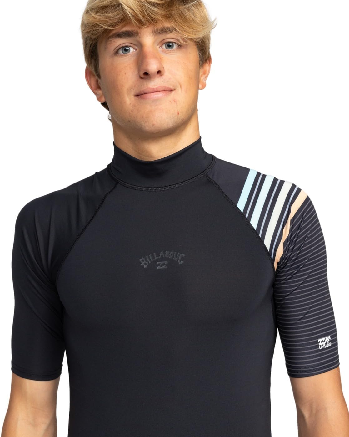 Billabong Kontrast - Kamizelka Rash UPF 50 z krótkim rękawem dla mężczyzn