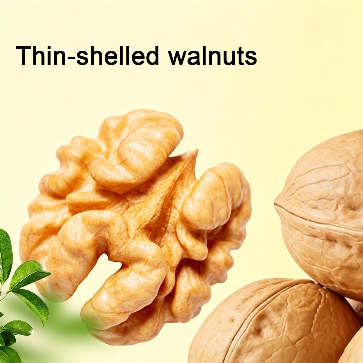 Nueces Con Cáscara Delgada Premium 468g - Enteras Fáciles De Pelar, Corazones Carnosos Y Crujientes, Snack Alta Montaña Para Yogur Ensalada Repostería(3pcs)