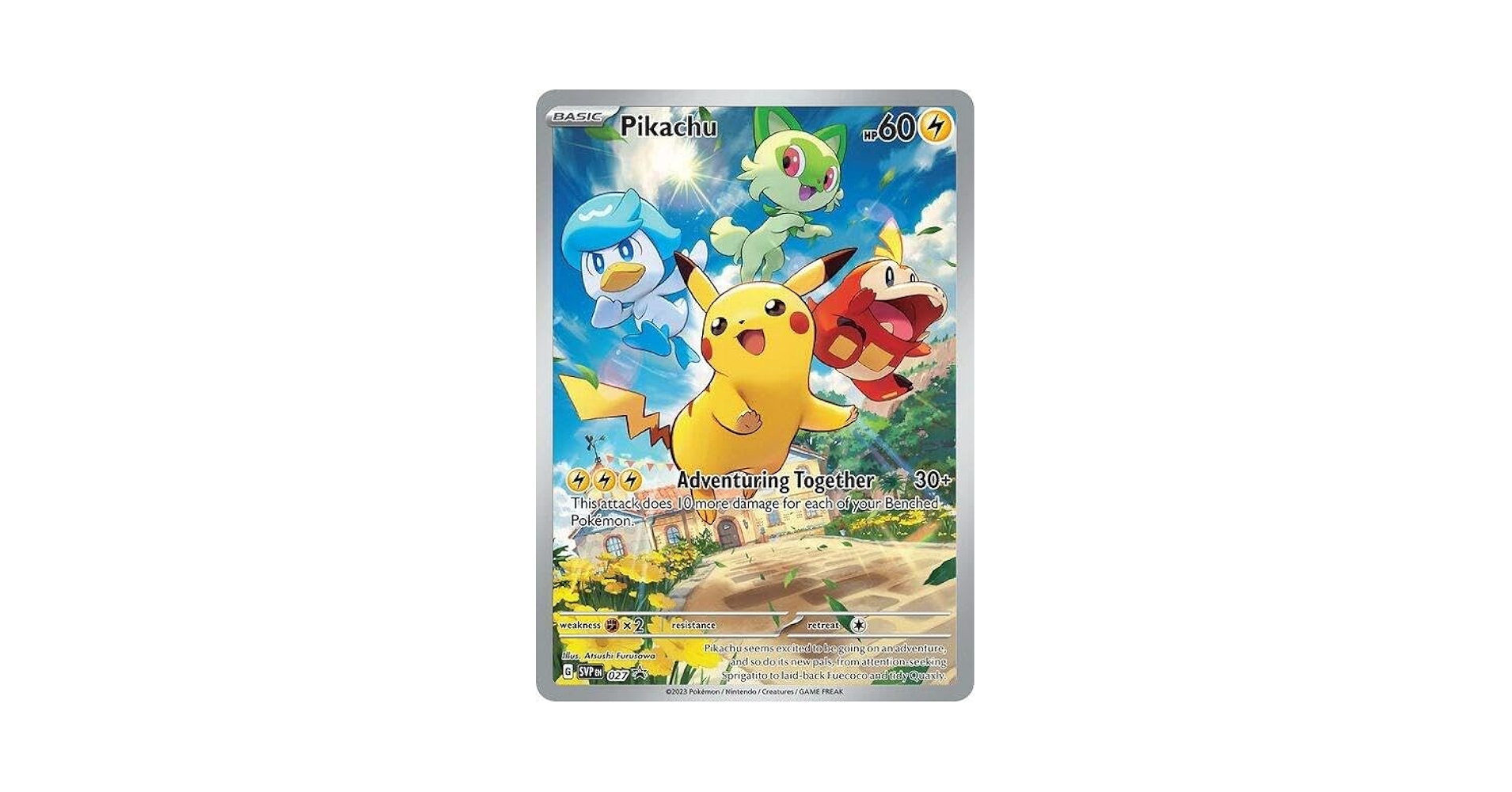 Amazon.com: Pikachu - SVP027 - SVP Black Star Promos : Toys