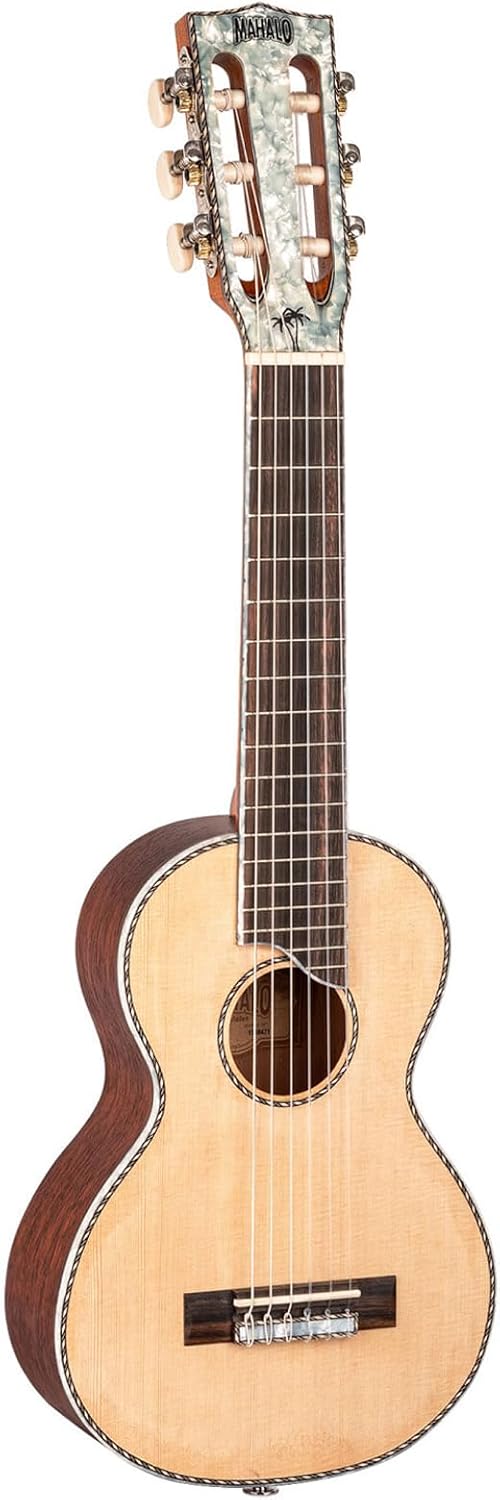 Mahalo, 6-String Ukulele Concert, Natural, Guitarlele (MP5)