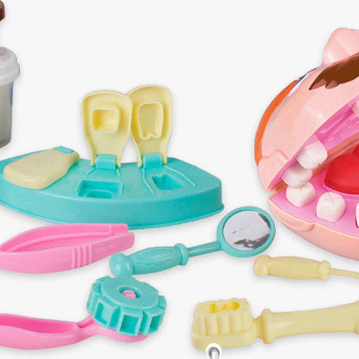 Creative Plasticine Clay Teeth Extraction Mold Set