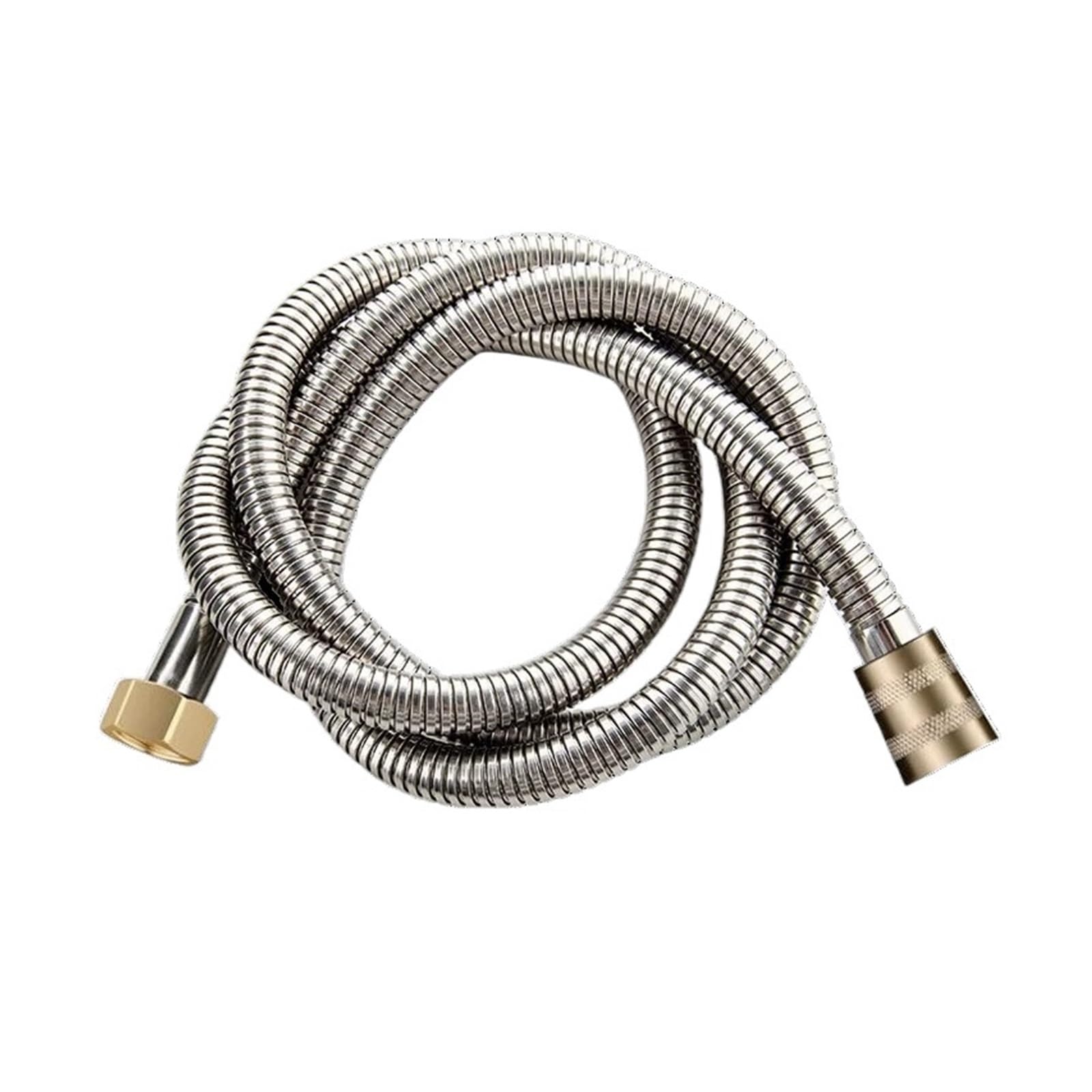CSFFA International Standard General 1.5/2/3M Shower Hose Bathroom Water Heater Explosion Proof Sprinkler Stainless Steel Shower Hose(Black,2.0M)