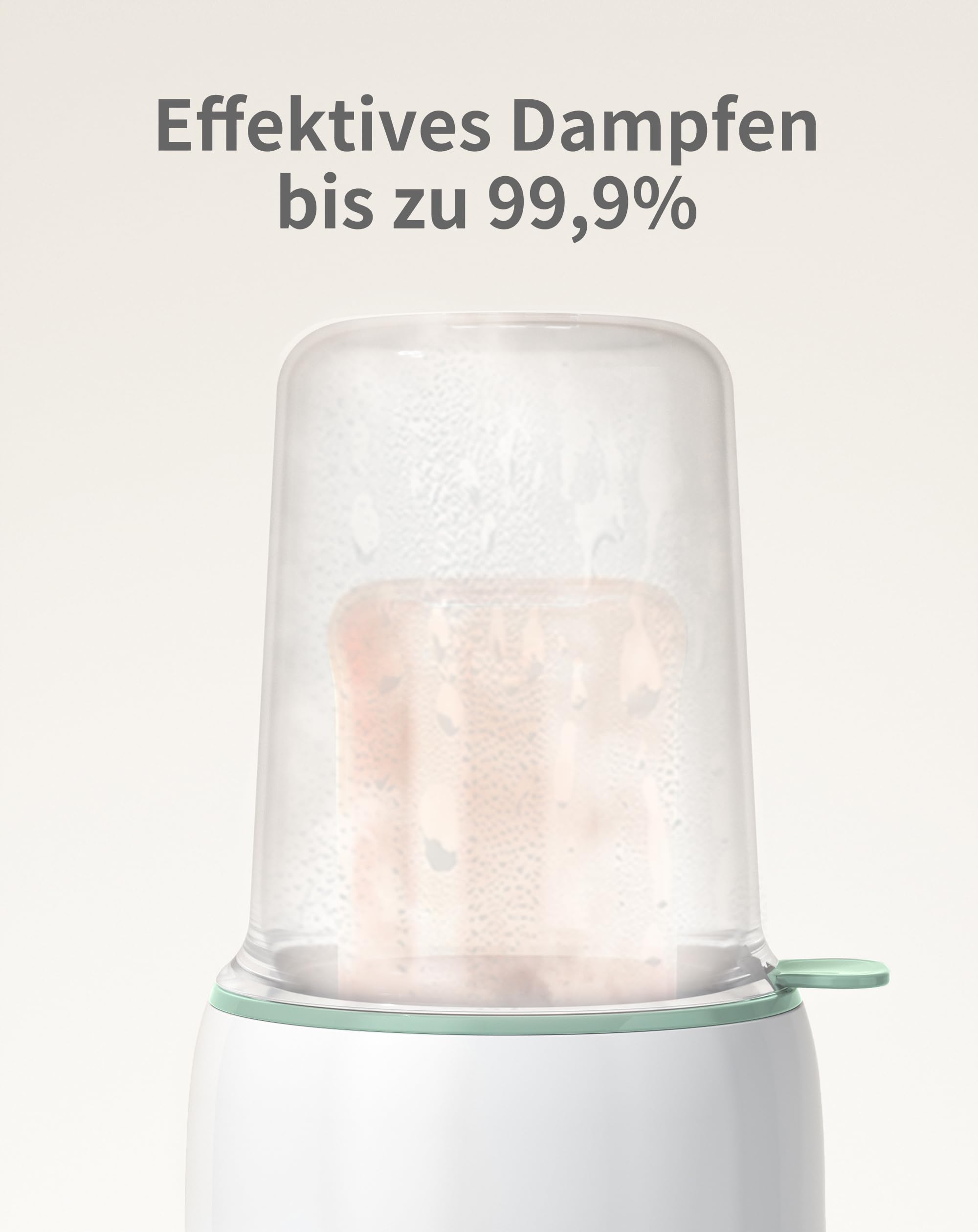 Scaldabiberon per Bambini, GROWNSY Scaldabiberon 10-in-1 per tutte le biberon con Timer, controllo preciso della temperatura e spegnimento automatico, scaldabiberon multifunzionale per latte materno