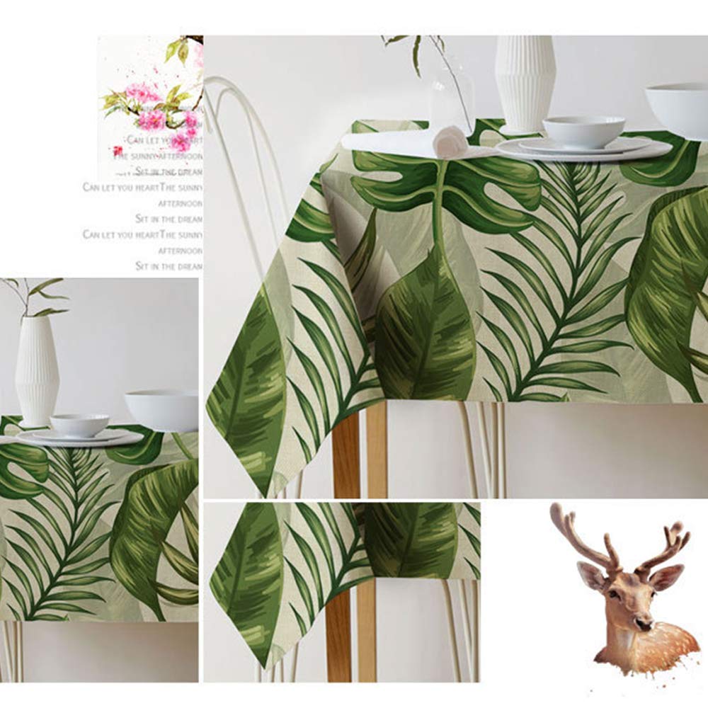 Tovaglia Rettangolare FANSU Antimacchia 140x140 Cm – In Poliestere Impermeabile, Stampa Ciliegia Rossa, Lavabile, Per Cucina E Soggiorno