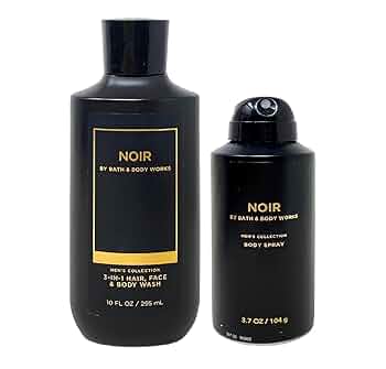 制汗・デオドラント Bath & Body Works Noir Amazon.com : Bath & Body Works - Noir for Men 3-in-1 Hair