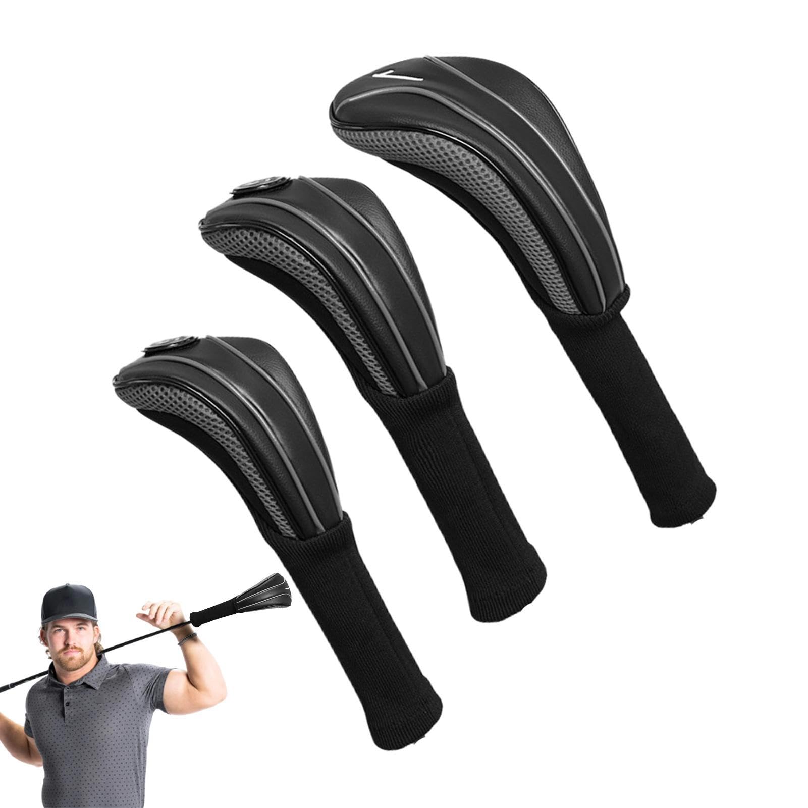 Copritesta per mazze da golf, copertura per mazze da golf, copertura per mazze da golf, copertura per mazze da golf, per principianti, Natale, compleanni Flavas