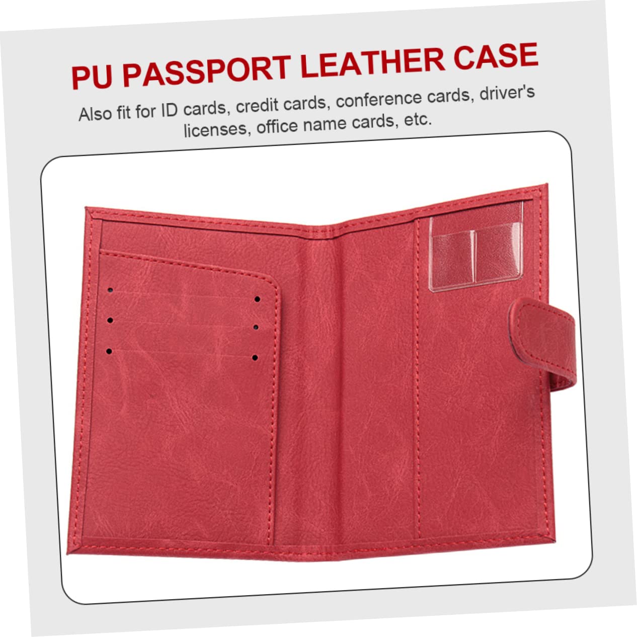 LIFKOME Porta Carte Didentità Compatto in Pelle Pu Essenziale Da Viaggio Da 5 Pezzi
