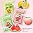 Kaely 6 Pack Fruit Face Masks for Kids, Kids Face Mask Spa Day Kit Supplies, Spa Party Favors for Teens Girls Women, Sheet Facial Mask Skincare Gifts Set, Moisturize Soothe for All Skin Types, 03