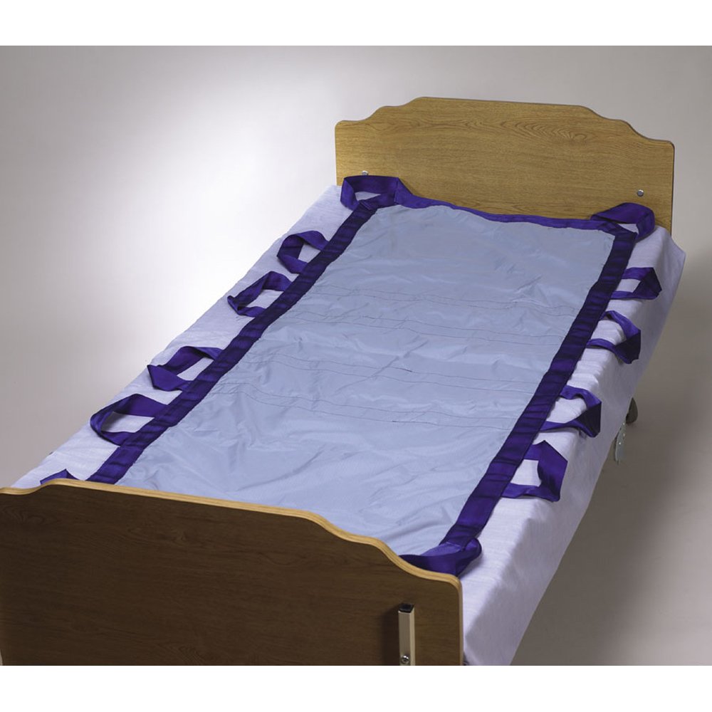Skil-Care Super-Sling 12-Handle Patient Transfer Pad, 72" x 36", Heavy-Duty Medical Transfer Sheet for Safe Lifting, Positioning, and Mobility, Durable Nylon, 500 lb Capacity, 253030