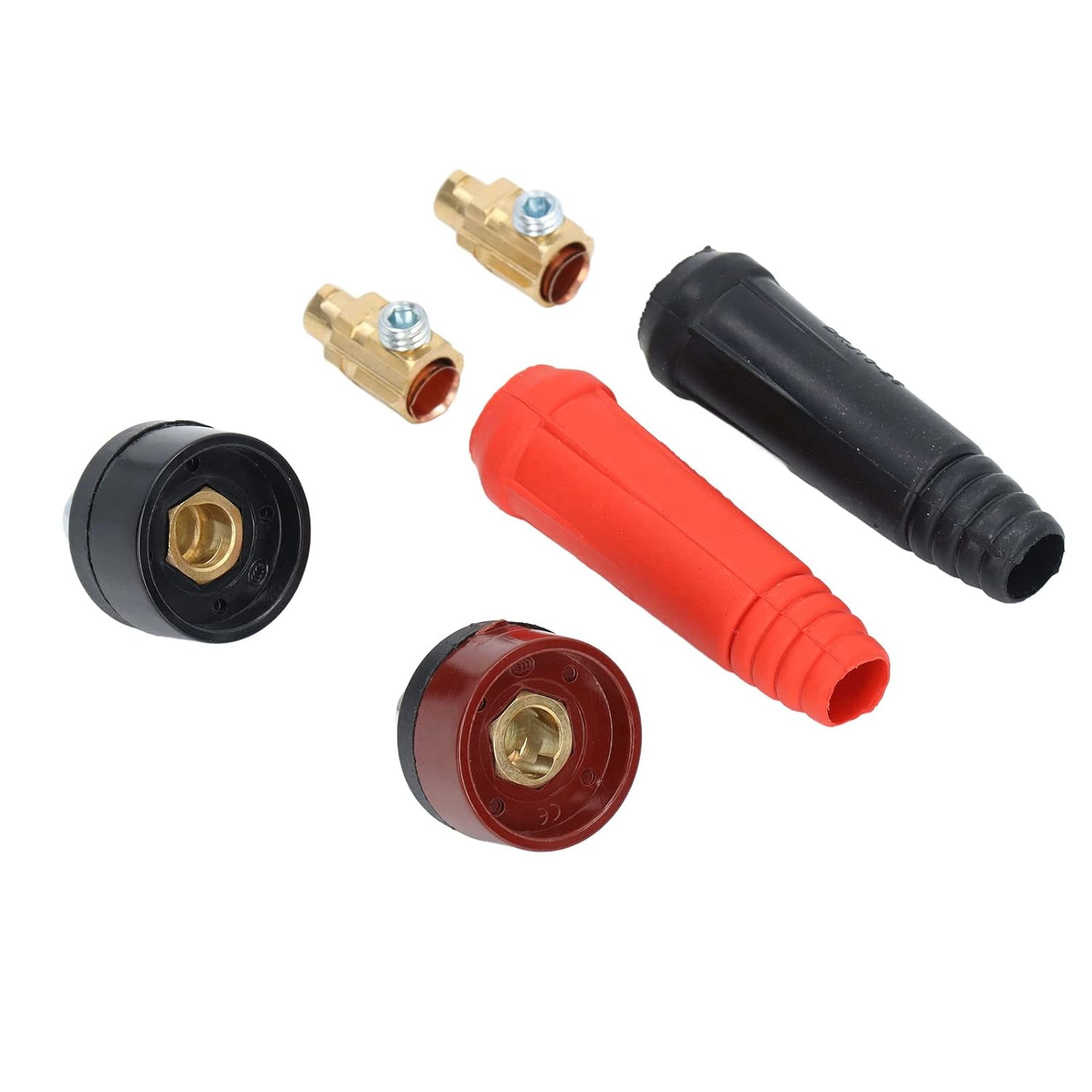 Welding Cable Panel Connector, Quick Fitting Welder Plug Socket Standard Design for Power Supply