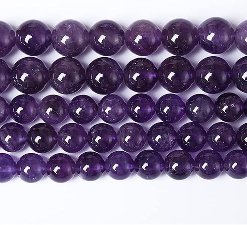 Miniatura 2 de 32 cuentas de piedra turquesa africana natural de 0.472 pulgadas para hacer joyas, cuentas redondas sueltas de piedras preciosas para manualidades,