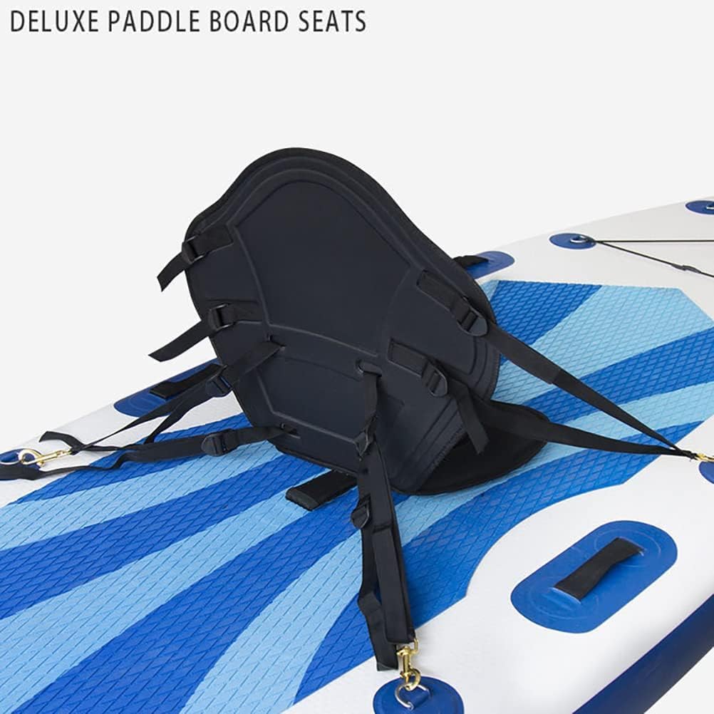 Universal Kayak Seat with High Back Support – Padded Canoe Seat with Adjustable Straps & Detachable Storage Bag, Comfortable Backrest for Fishing, Boats, Paddleboards, Kayaks & SUPs