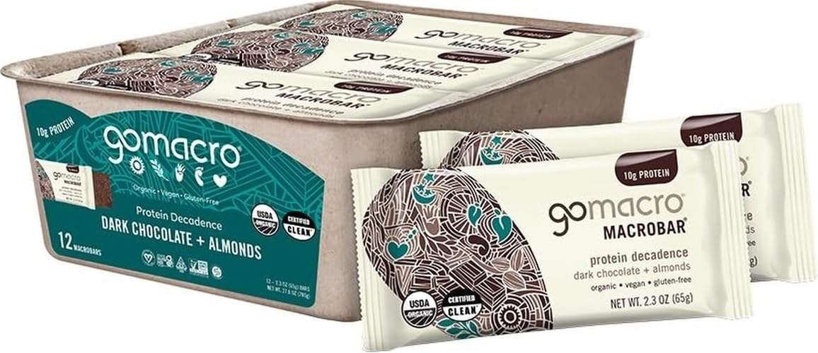 Gomacro, Nutrition Bar Oatmeal Chocolate Chip Organic 12 Count, 2.3 Ounce — Amazon image 14