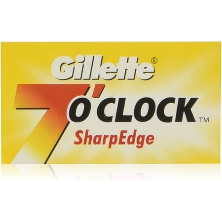 100 7 O'clock SharpEdge Double Edge Safety Razor Blades