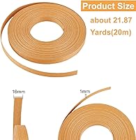 Vista 2 de OLYCRAFT Bastón de tejido de papel de 21 yardas, caña de ratán de papel de 5/8 pulgadas, 12 capas de fibra para hacer tejido de ratán, tejido