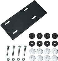 Vista 4 de Kit de placa de montaje - Soporte de motor con pernos compatible con Ha-rbor Fr-Eight Predator Engine 212cc 6.5hp