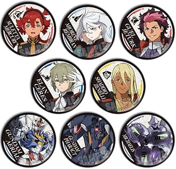 Amazon | 機動戦士ガンダム 水星の魔女 缶バッジ キャラクター