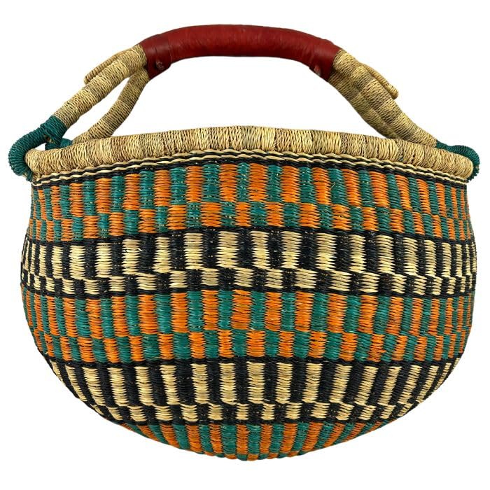 Bolga Korb Afrika - XXL - Das Original aus Ghana - Bunt - Fair Trade - Rund...