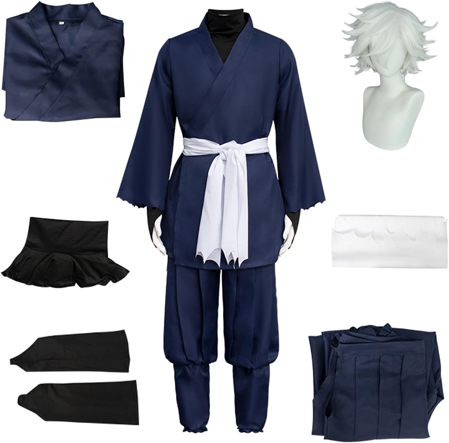 Gabimaru Cosplay Costume Adult Men Uniform Outfit Full Set with Wig Halloween Party