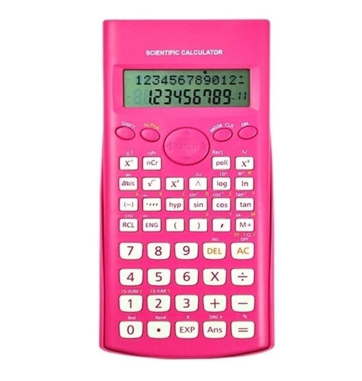 Fourniture Scolaire Calculatrices Multifonctions Calculatrice Portative Équation De Bureau Calculer Grand Écran LCD À 12 Chiffres Outils Auxiliaires(Rot)