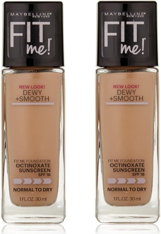 MAYBELLINENew York Fit Me! Foundation, Classic Ivory [120], 1 oz (Pack of 2)