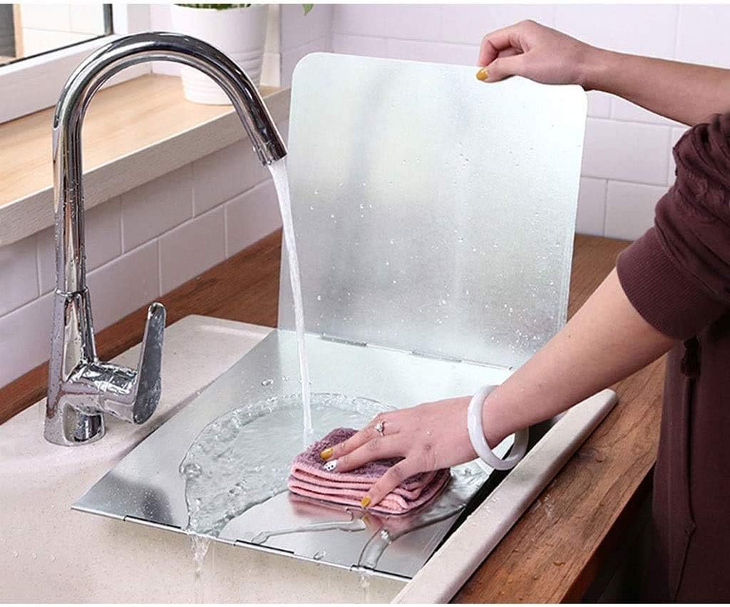 Splatter Guard Guard Oil Barrier Anti Splatter Shield Shield Gas Cooker Range Hood Oil Proof Baffle Oil Foldable Sided Splash Guard