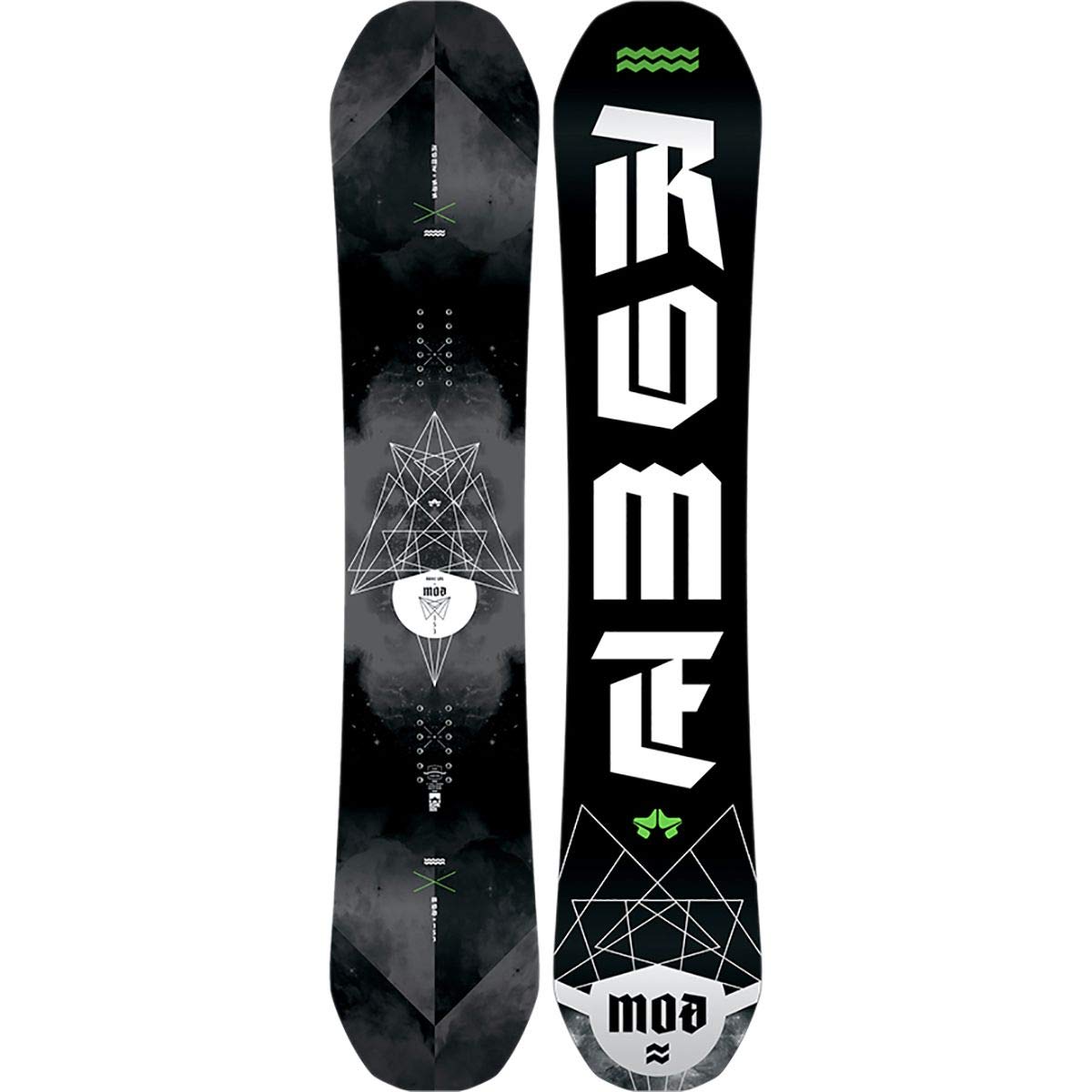 Rome Snowboards Mod Snowboard, Black, 164 W