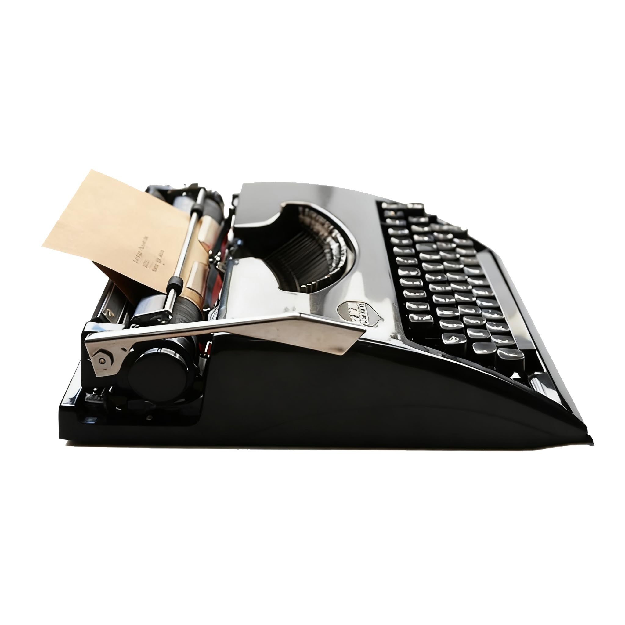 Not Vintage Mechanical Typewriter - Private Collection buyback - Produced in The 1980s, Retro Old-Fashioned Manual Typewriter