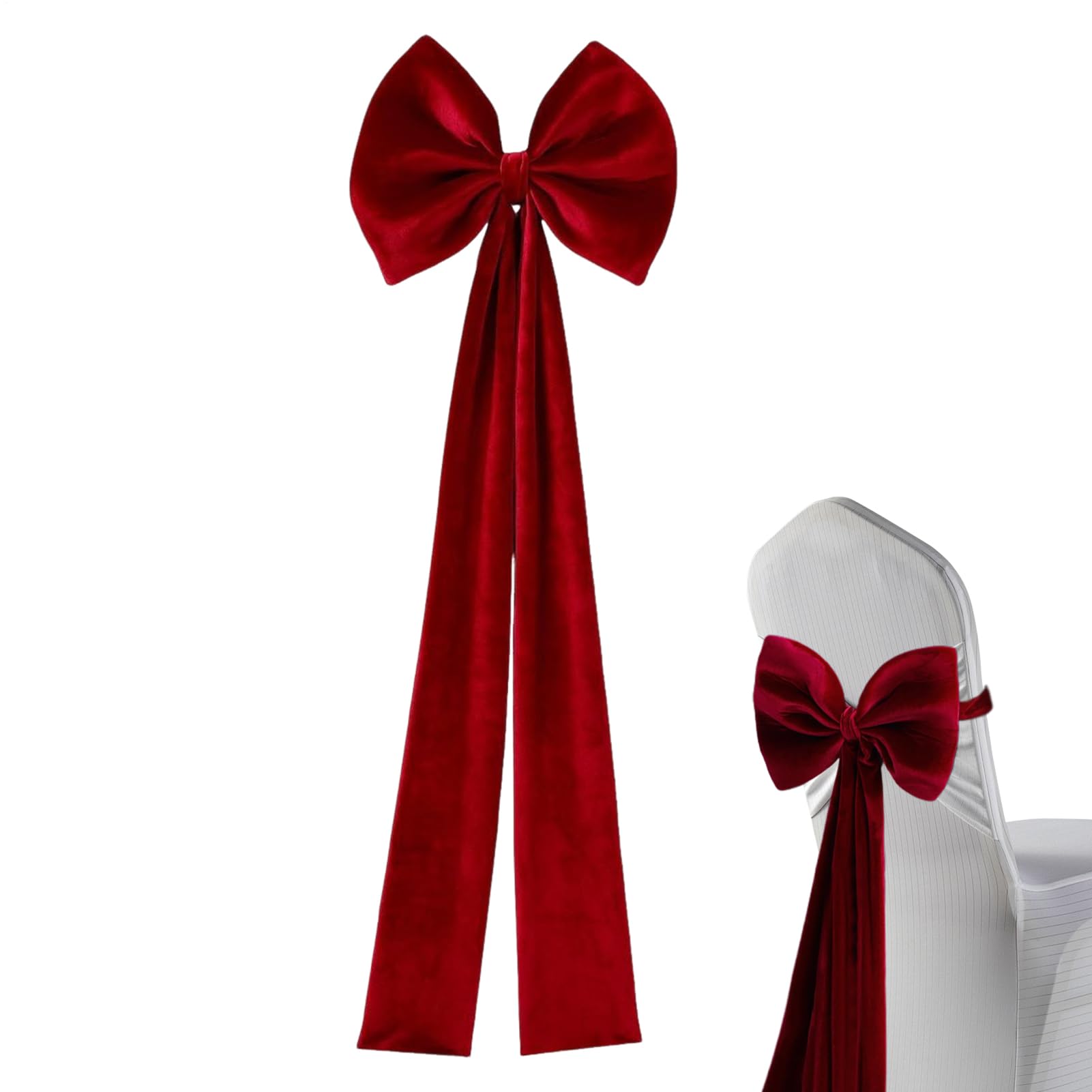 Lazos de Navidad grandes para ambientación de banquetes y eventos especiales