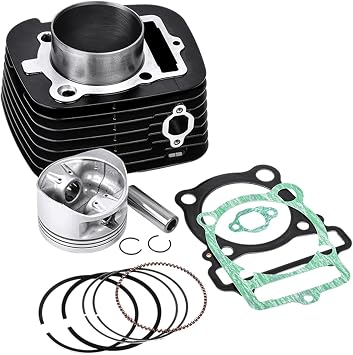 Engine 83mm Cylinder Piston Ring Overhaul Gasket Kit Compatible with Big Bear 400 4WD 2WD YFM40 YFM400 4GB-11310-00-00