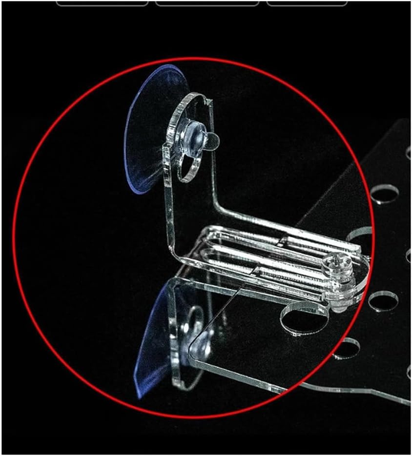 Aquarium Fish Tank Divider, Fish Tank Isolation Board Partition Transparent Acrylic Board Baffle Cover Plate Block Fish Aquarium Separator Plate Prevent Fish Bite Each Clear,