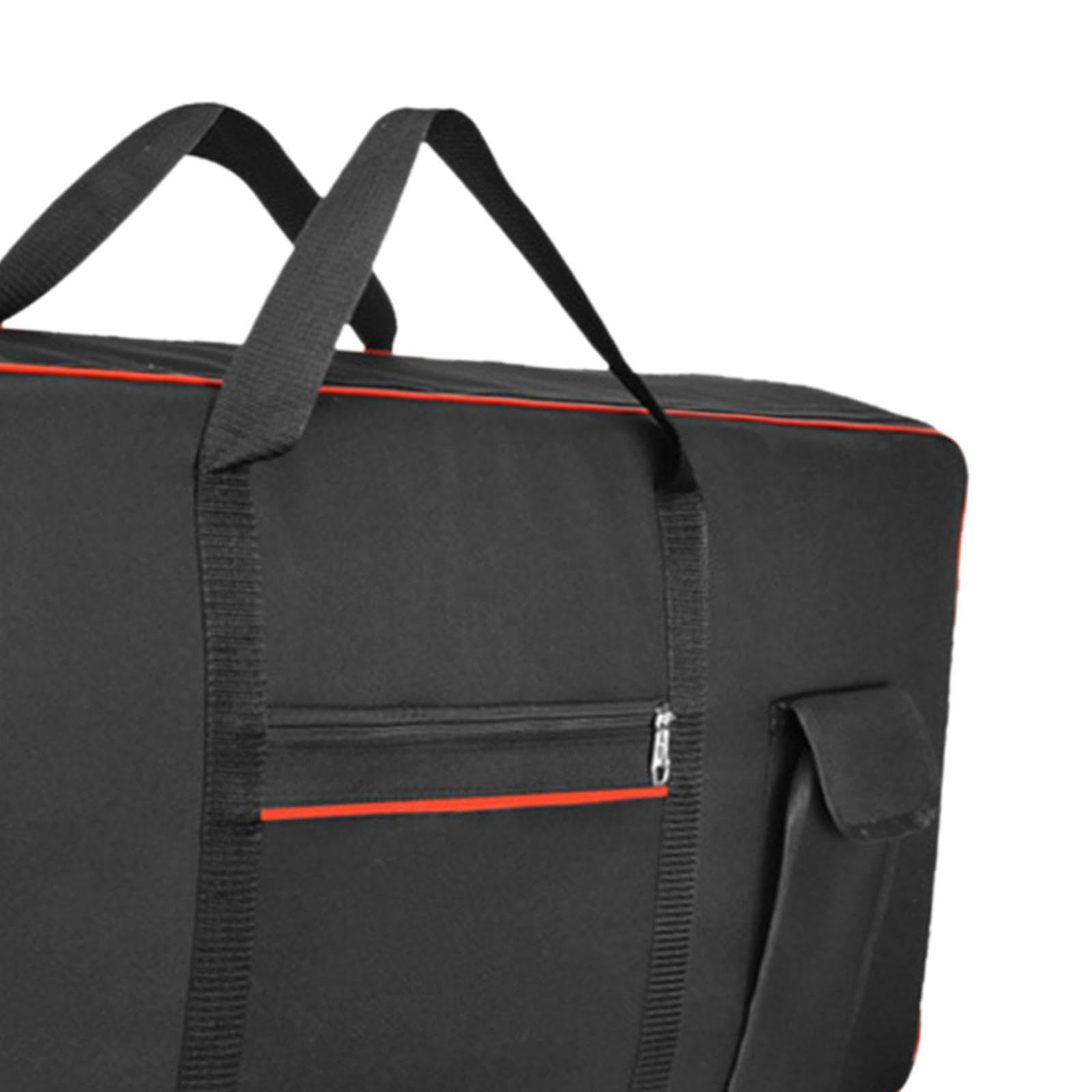 Generic Keyboard Tasche für 61 Tasten, E Piano Koffer 103 cm x 40 cm x 15 cm, Reiß- und Wasserfest, Rot