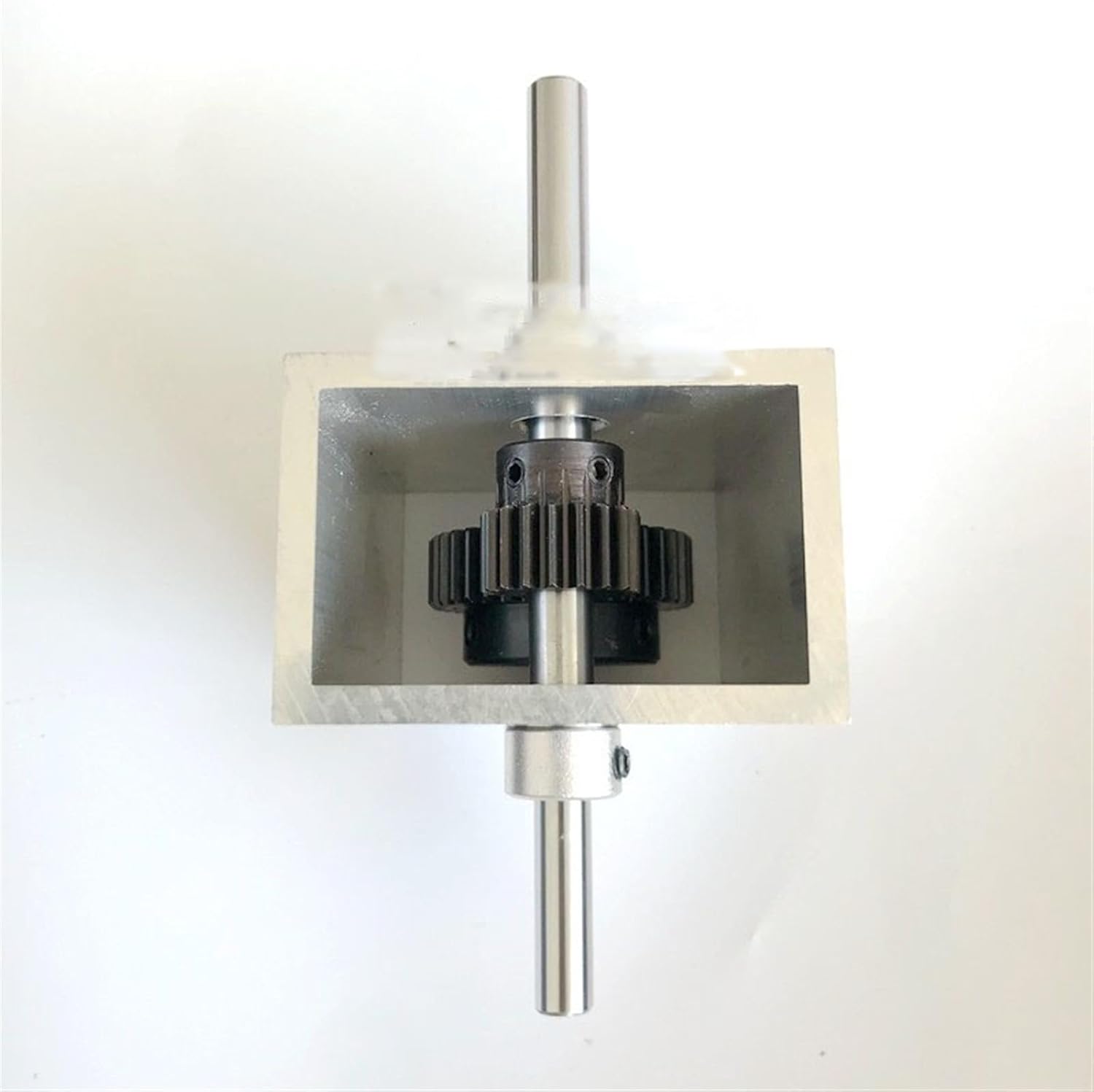 Miter Transmission 1 Pcs 180 Degree Hand Crank Speed Increasing Gearbox 1 to 2 Spur Gear Reducer Gearbox 6mm 8mm Shaft Parallel Commutation Gearbox Pinion Mechanical Gear (Color : Type 1)