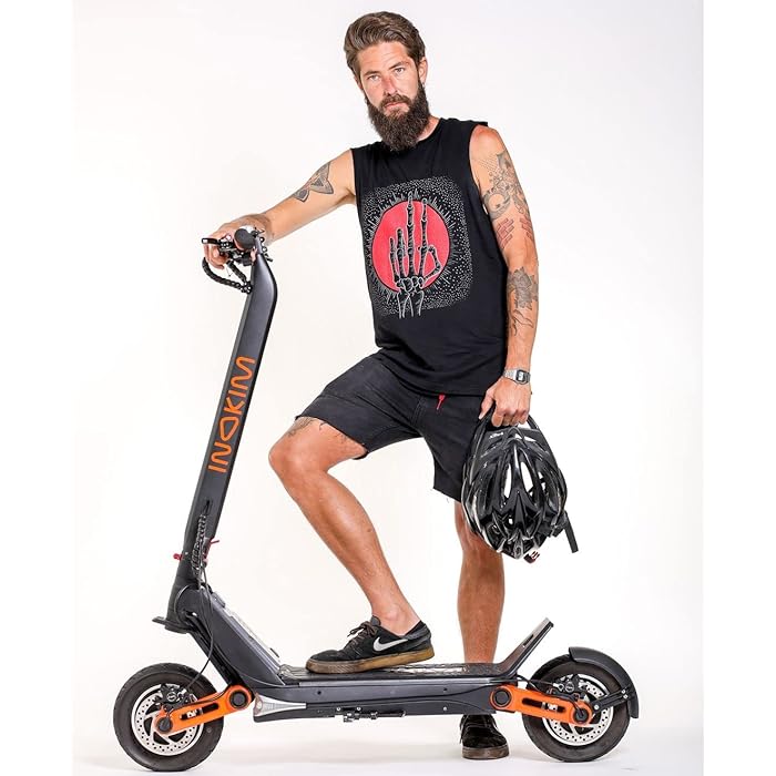 Buy Inokim Ox Commuting Electric Scooter Adults 10" 6 Light System Air Filled Tires 31 MPH and