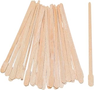 Karlash Professional Brow Wax Sticks Small Wax Spatulas Applicator Wood Craft Sticks for Hair Removal Eyebrow Lip, Nose Wax Applicator Sticks (Pack of 250)
