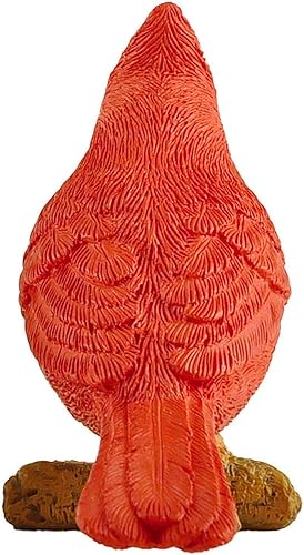 Miniatura 5 de Figura de resina de 325 pulgadas color rojo sentado en la rama decoración de regalos coleccionables