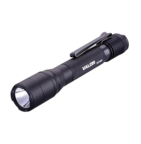 PowerTac Valor 800 Lumen Compact Flashlight, High-Performance EDC Light, 138m