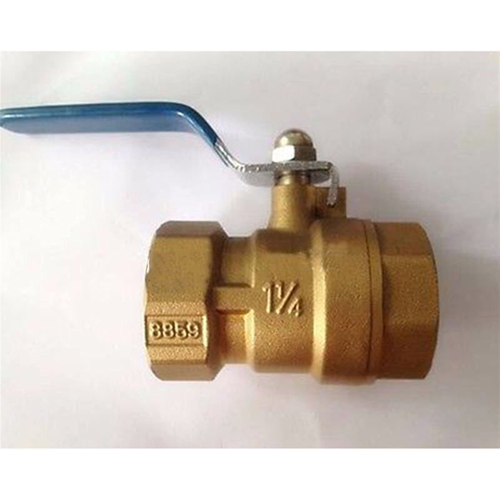 Robinet à tournant sphérique en laiton robuste XU8859 filetage 2" haute pression