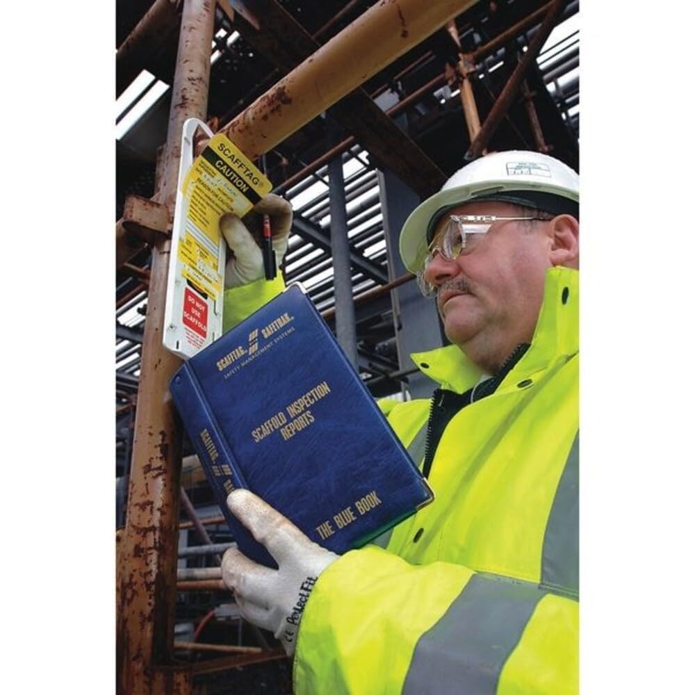 Brady SCAF-STSI594 7-5/8" Height, 3-1/4" Width, Polyester, Yellow Color Scafftag Caution Inserts (Pack Of 100) image 5