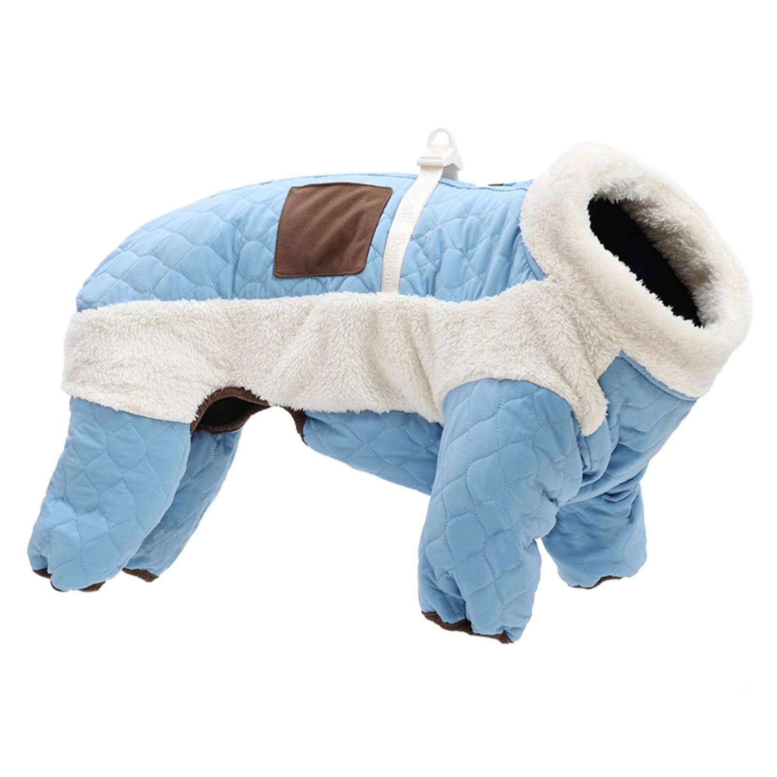 Manteau pour Chien Coupe-Vent, 2XL, Bleu, Bleu