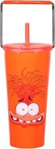 Bioworld Inside Out 2 Anxiety 20 Oz Orange Stainless Steel Cup